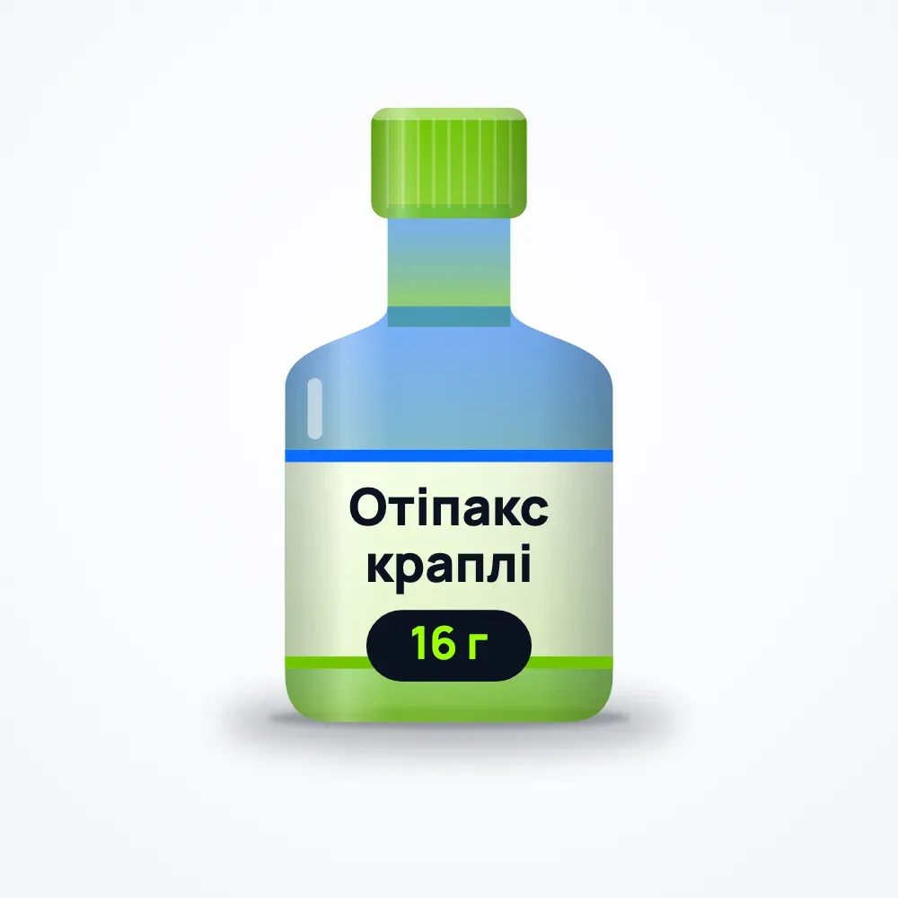 Отіпакс краплі вушні 16 г