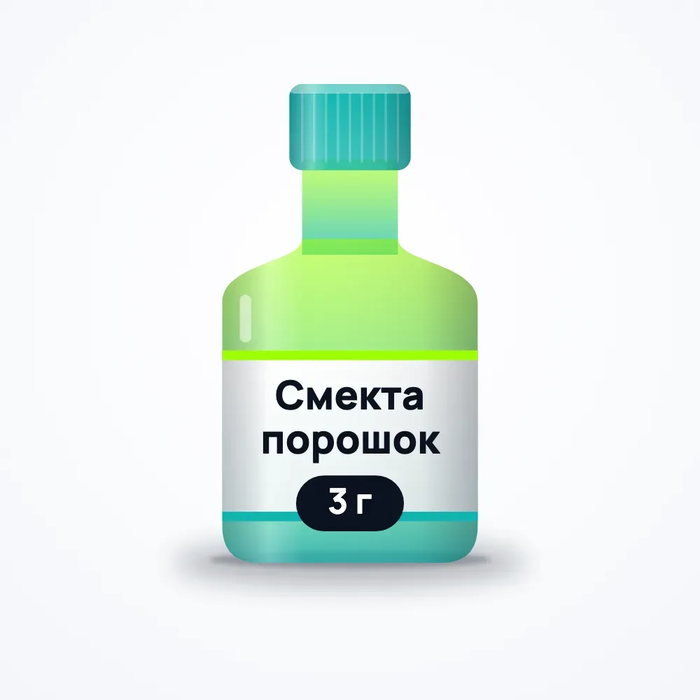 Смекта порошок для оральної суспензії 3 г №12
