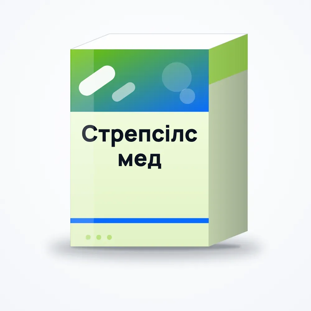 Стрепсілс мед та лимон льодяники №24